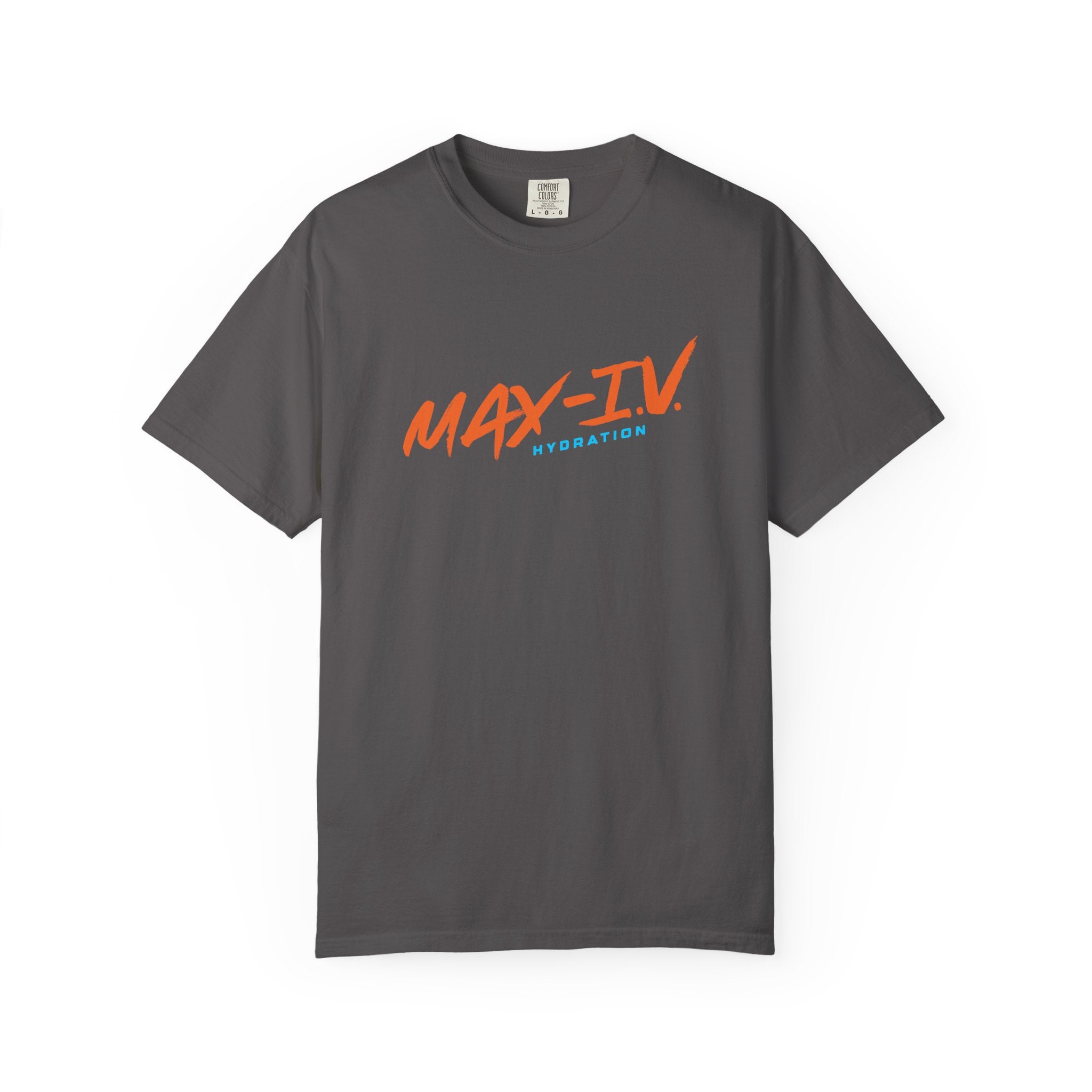 MAX-IV Cotton T-shirt (orange logo)