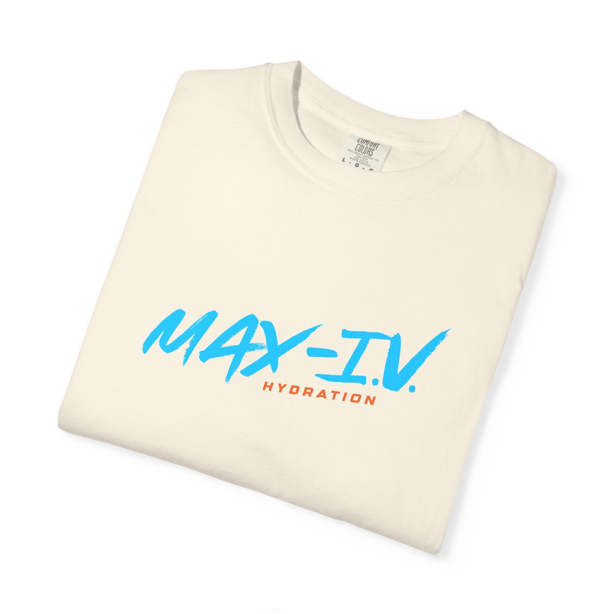 MAX-IV Cotton T-shirt (blue logo)