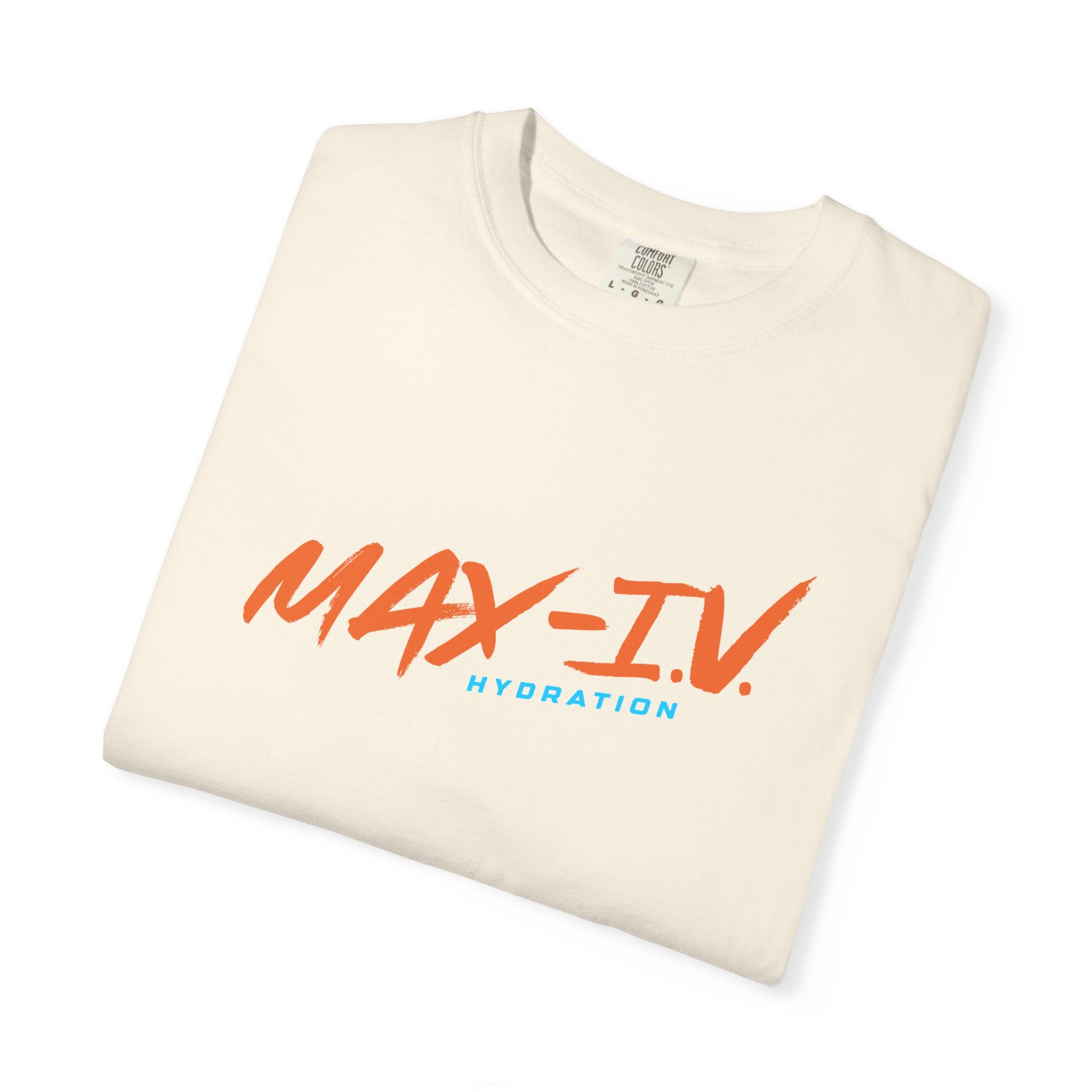 MAX-IV Cotton T-shirt (orange logo)