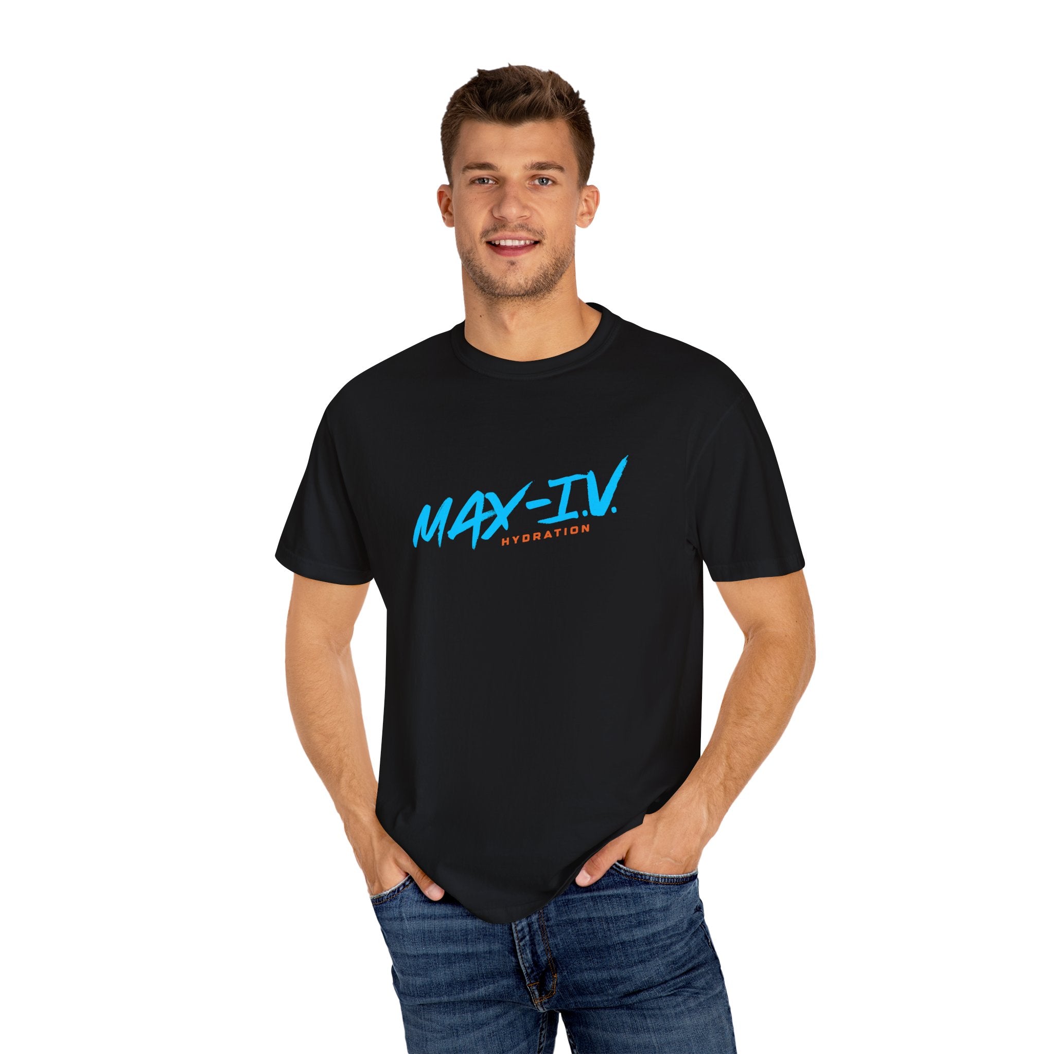 MAX-IV Cotton T-shirt (blue logo)