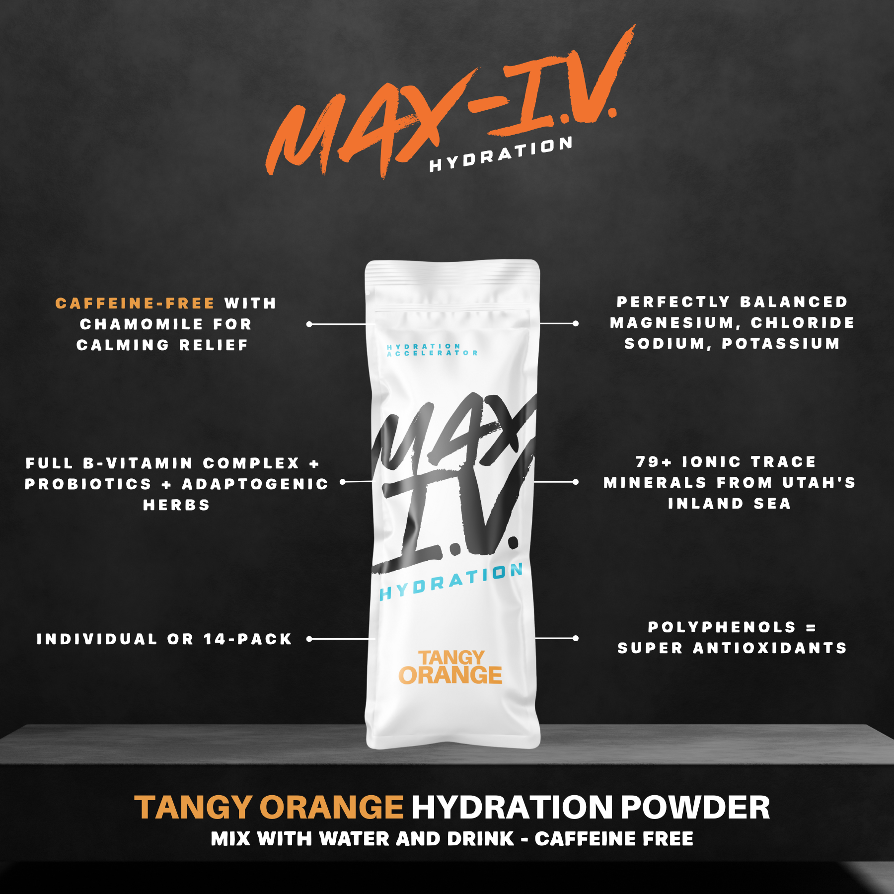 Total Hydration Drink Mix - Tangy Orange