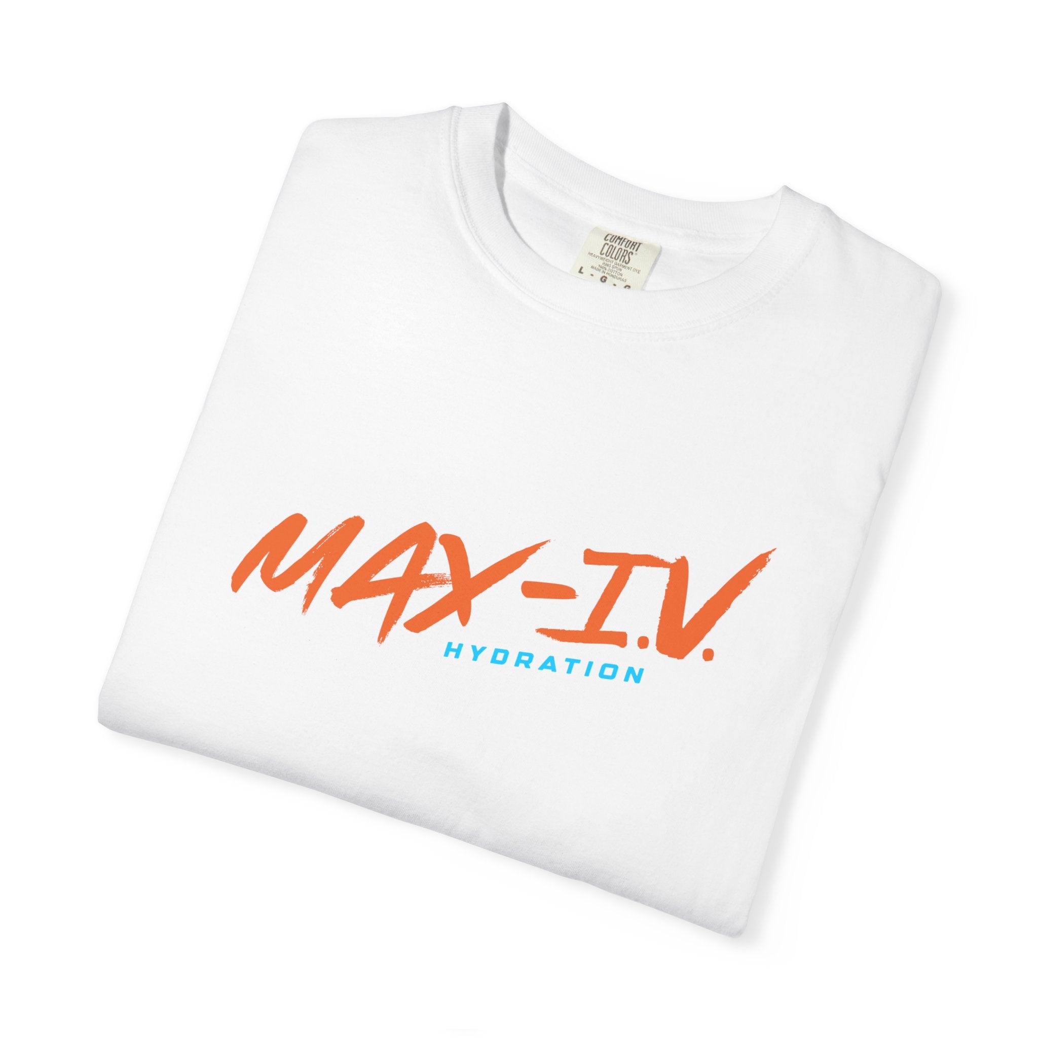 MAX-IV Cotton T-shirt (orange logo)