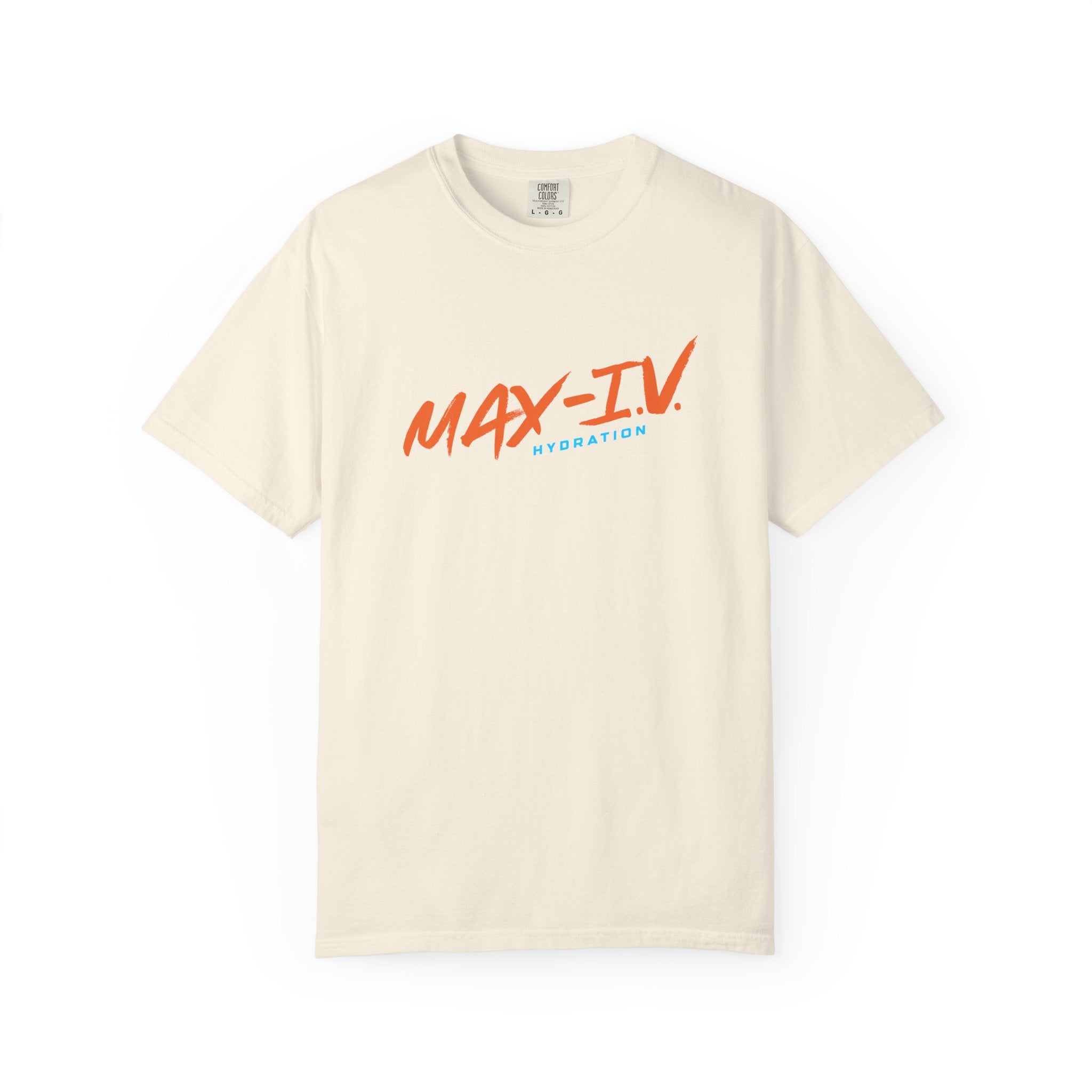 MAX-IV Cotton T-shirt (orange logo)